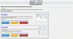 Desktop Screenshot of acutesystems.com