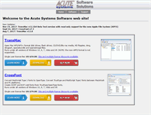 Tablet Screenshot of acutesystems.com